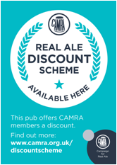 Real Ale Discount Scheme Pub Sticker